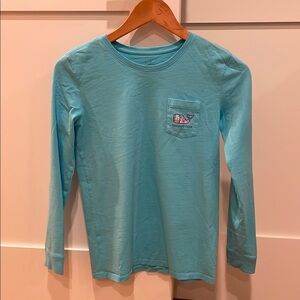Vineyard Vines Kids Blue Long Sleeve Shirt
